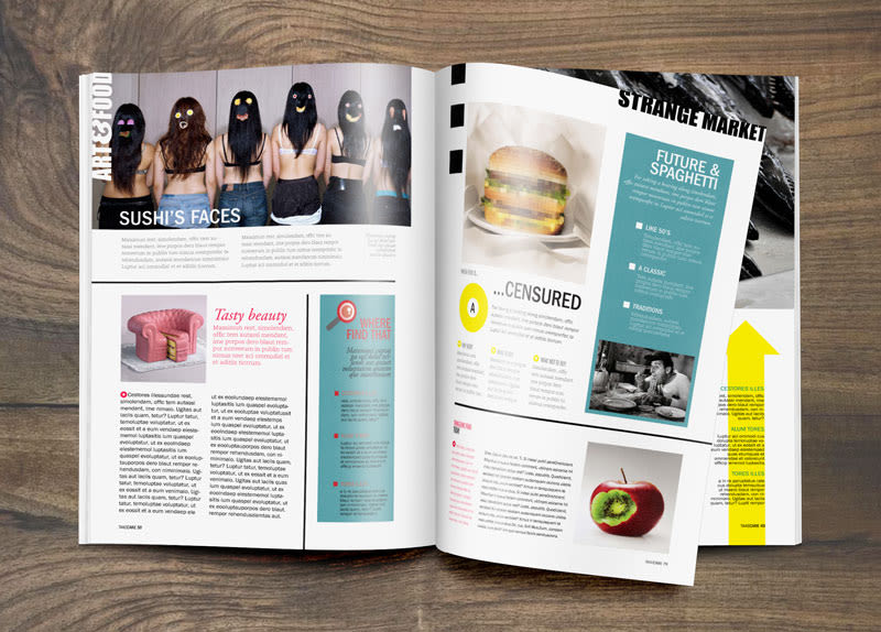 Diseño Editorial "Takecare Magazine" 3