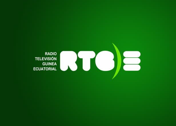 Diseño de logotipo para la RTGE (Radio Televisión de Guinea Ecuatorial). El concepto en el que se basa el logotipo se fundamenta en dos ideas: la morfología del país y su bandera. -1
