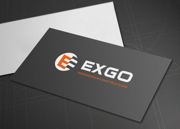 Diseño de logotipo para Exgo, una empresa de ingeniería mexicana. -1