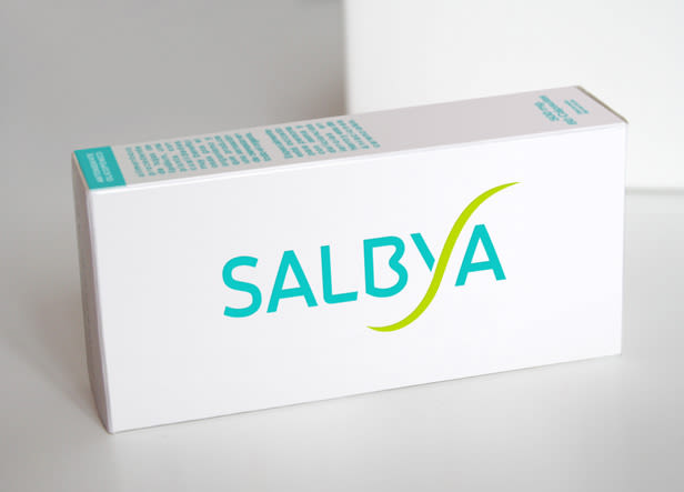Logotipo para Salbya, una empresa que se dedica a comercializar productos de alimentación saludable para el mundo farmacéutico. -1