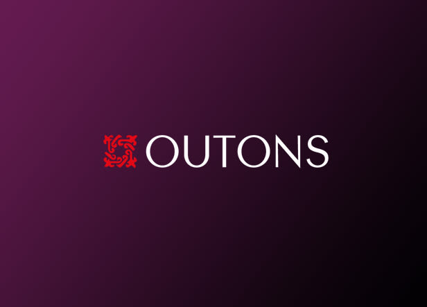 Logotipo para Outons, una empresa gallega especializada en todo tipo de mobiliario hecho en forja: cabeceros de cama, comedores, mueble auxiliar, espejos, iluminación interior y exterior, etc... 1