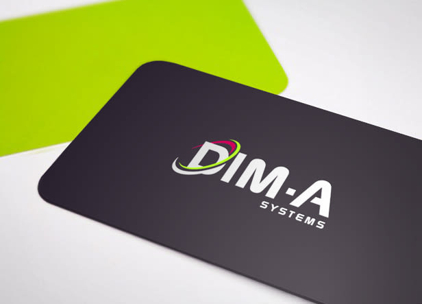 Logotipo para Dim-a Systems, una empresa que presta servicios de desarrollo y mantenimiento de software personalizado para cada empresa, mejorando su estructuración, gestión, almacenamiento de productos, etc... 1