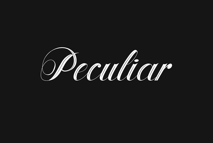 Lettering for Peculiar PPL 8