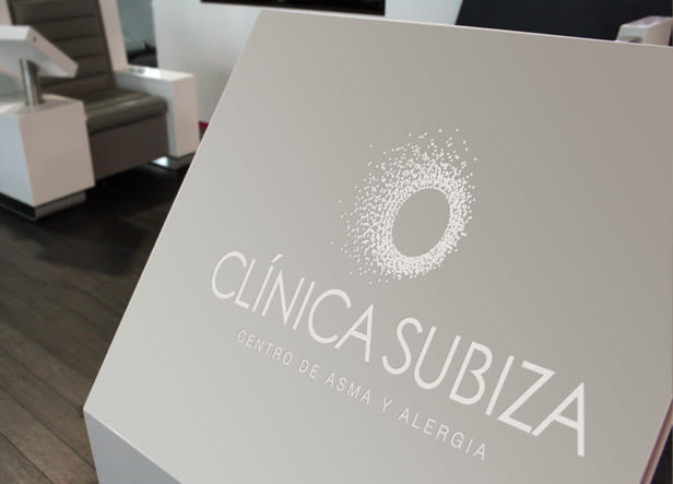 Logotipo para Clinica Subiza, un centro madrileño especializado en el estudio y tratamiento del asma bronquial, sinusitis y enfermedades alérgicas. 1
