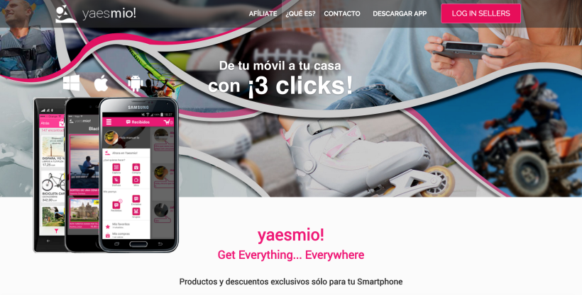 Diseñadora aplicación móvil y diseñadora y maquetadora de aplicación web yaesmio! 0