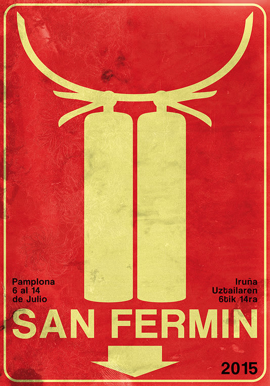 Concurso de carteles para San Fermín 2014 1