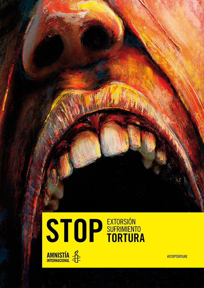 Concurso cartelería Amnistía Internacional #stoptortura 2