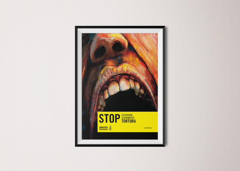 Concurso cartelería Amnistía Internacional #stoptortura 1