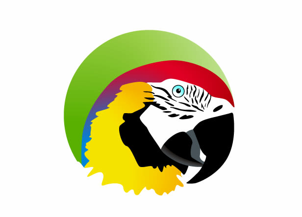 Diseño de logotipo para Lorolandia, una empresa madrileña que vende por internet todo tipo de loros, guacamayos, cacatúas, y otras aves exóticas. Además realizan aulas de la naturaleza y otros proyectos culturales en torno al mundo del loro. 1