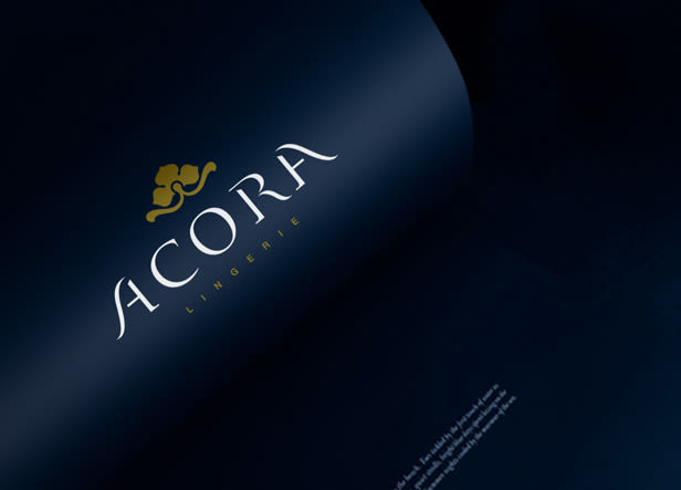Diseño de logotipo para Acora, firma de lencería y ropa interior femenina. -1