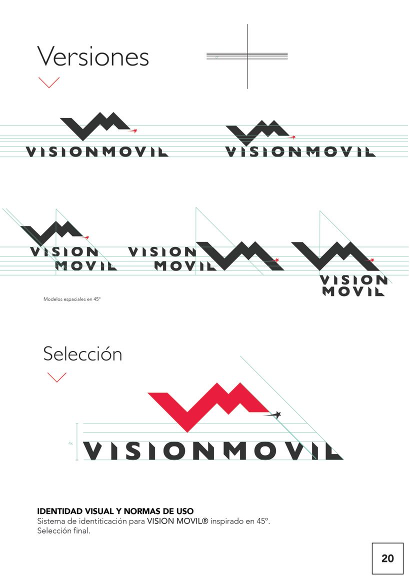VISIONMOVIL | Proyecto del curso Identidad corporativa bi y tridimensional 21