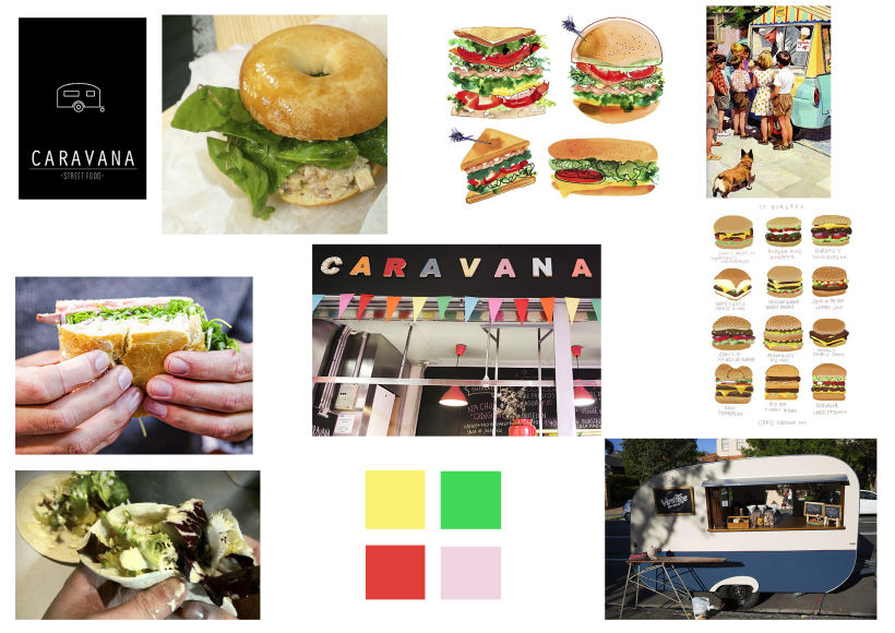 Packaging restaurante street-food "Caravana" 1