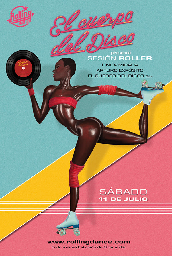 Diseño Sesión Roller de El Cuerpo del Disco. Julio 1