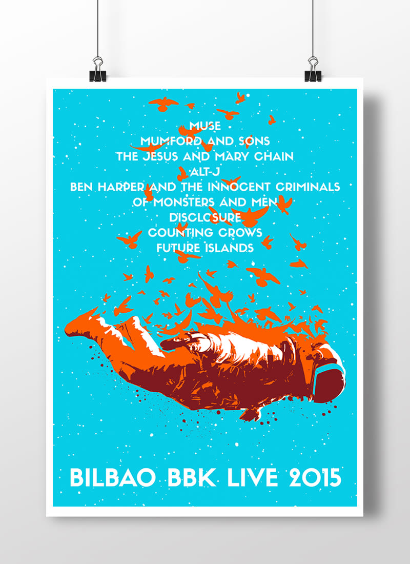 Cartel Aniversario Bilbao BBK Live 1