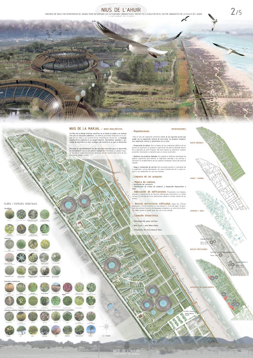 NIUS DEL A´HUIR. 3er premio en concurso de Arquitectura Ecológica. Infografía de Arquitectura, Maquetación y retoque fotográfico de renders, escenas e imágenes. 0