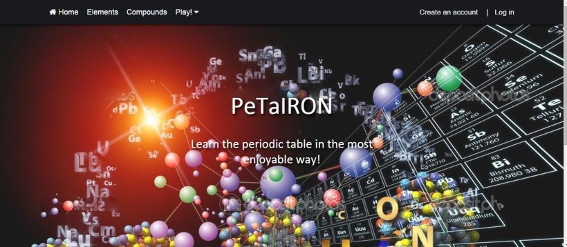 PeTaIRON, la web donde puedes aprenderte la tabla periódica de la forma más divertida. 1