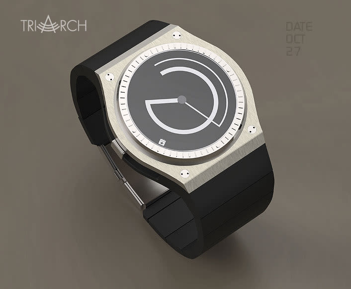 TRIARCH. Analog watch concept 4