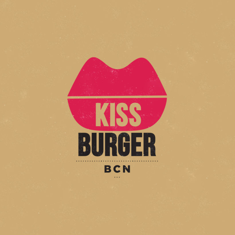 Kiss Burger Bcn Logo & Illustrations 0