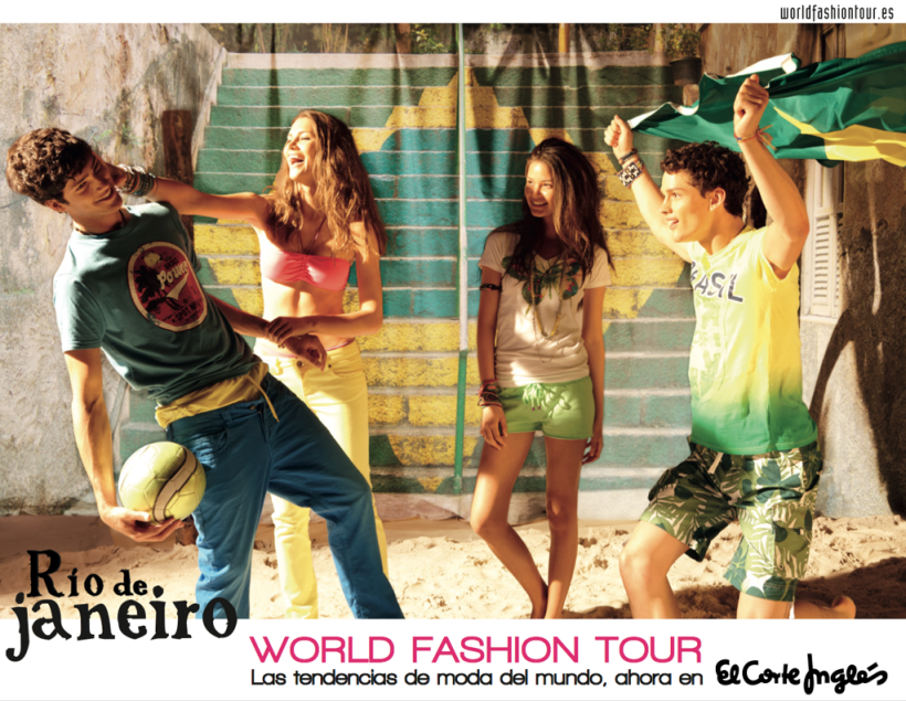 Editorial para El Corte Inglés "World Fashion Tour" 2 3