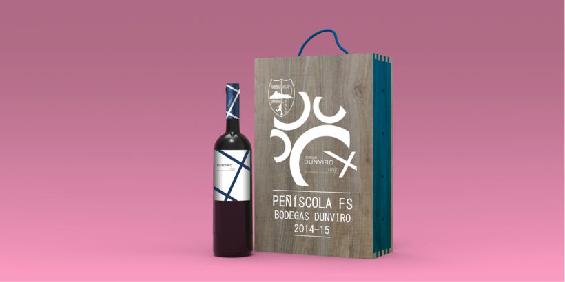 Packaging Promocional para Peñiscola FS Bodegas Dunviro 0