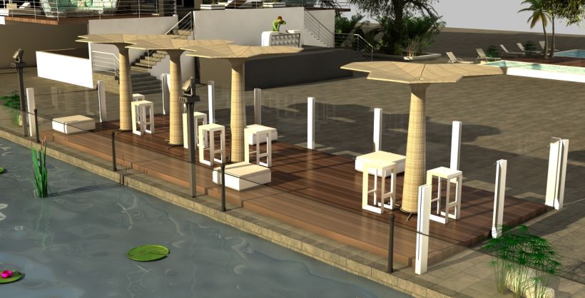 Diseño 3D discoteca Falkata (Playa de Gandia) 3