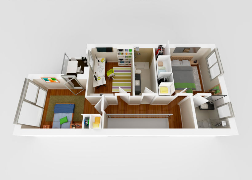 InfoArquitectura 3D - Promoción Inmobiliaria - Chalet 0