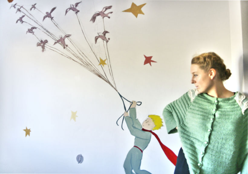 Mural Le Petit Prince -1