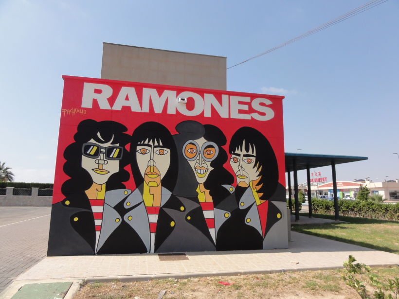 Mural RAMONES Murcia (Los Alcázares ) 6