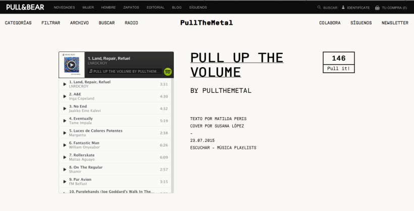 Playlist cover "pullthemetal" Pull&Bear 0