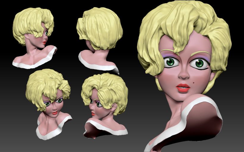 Mi Proyecto del curso Modelado de personajes en 3D 2
