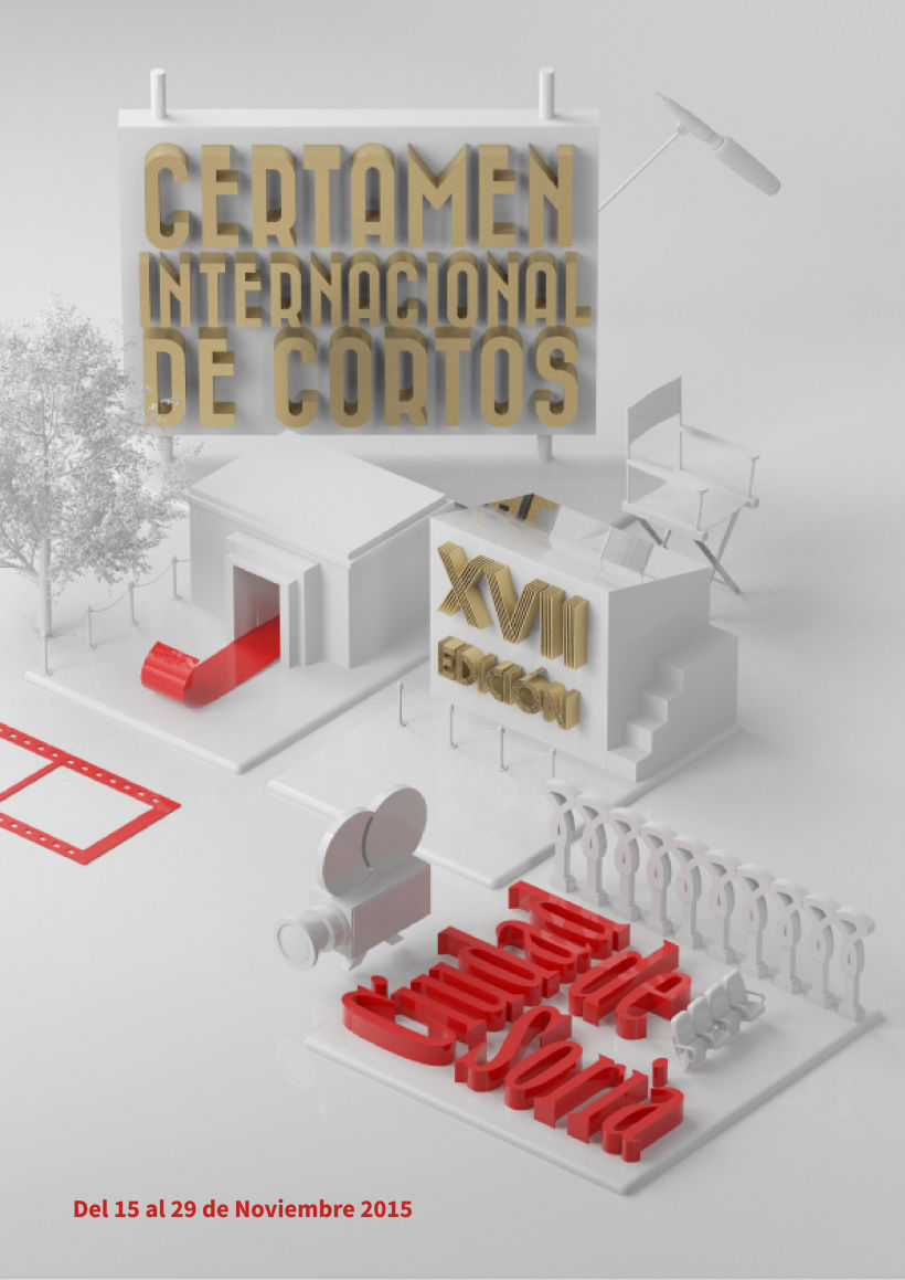 Certamen de Cortos Ciudad de Soria | Mi Proyecto del curso Dirección de Arte con Cinema 4D 0