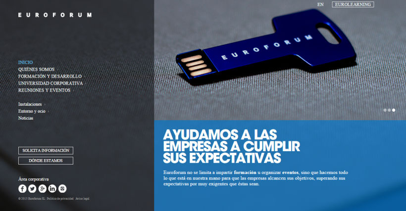 Fotografías conceptuales para la web de Euroforum España. 0