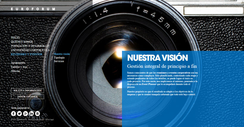 Fotografías conceptuales para la web de Euroforum España. 4