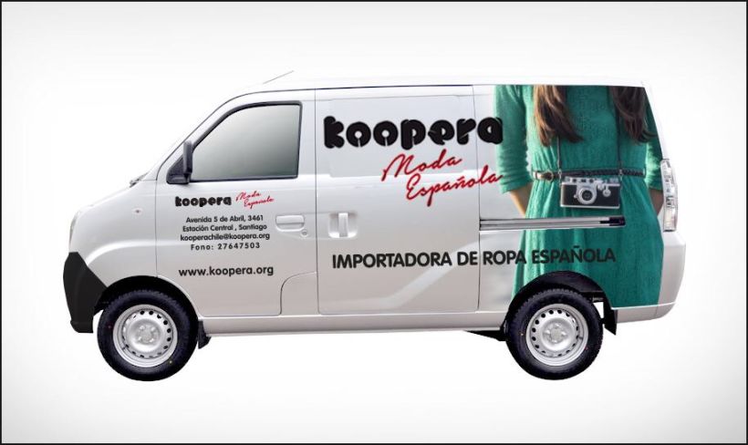 Diseño de furgoneta para Koopera Chile 0