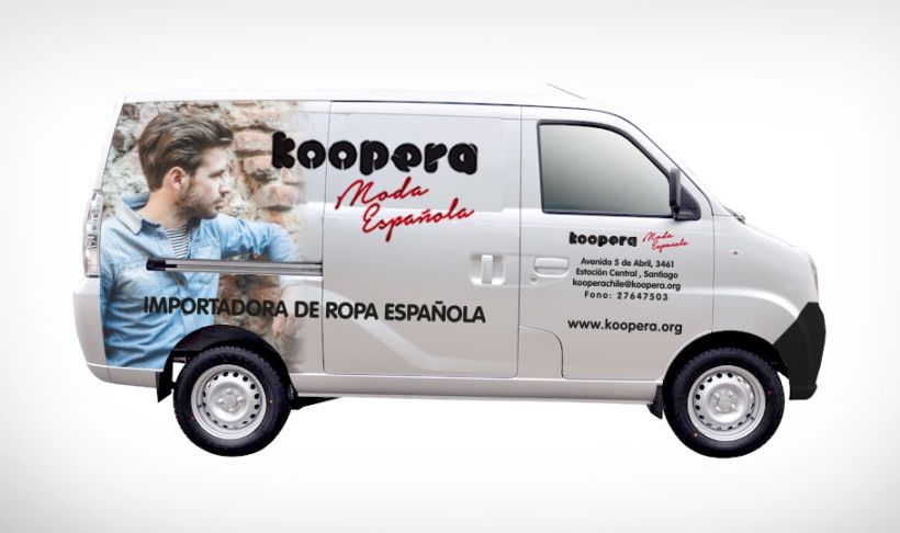 Diseño de furgoneta para Koopera Chile 2