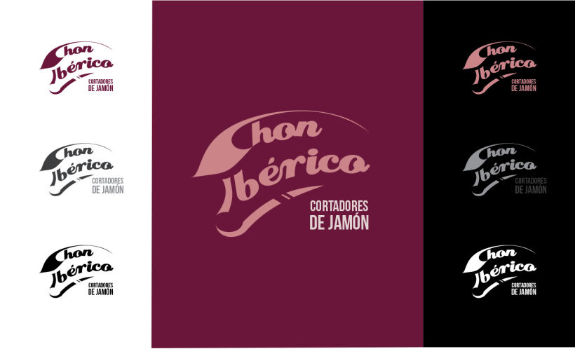 Logotipo y desarrollo de imagen de "Chon Ibérico" 1