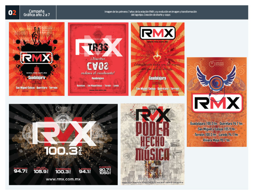 Diseño de imagen RMX (Estación de radio, género Rock) 2