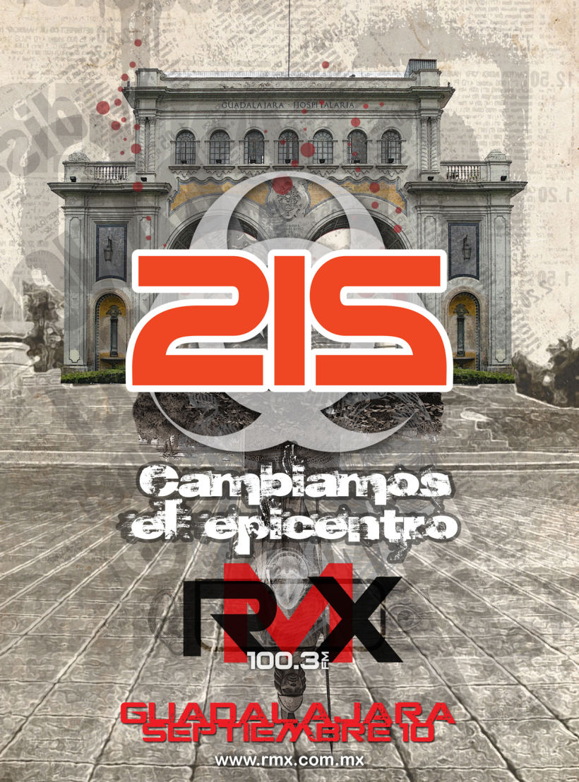 212 evento de rock por medio de RMX 6