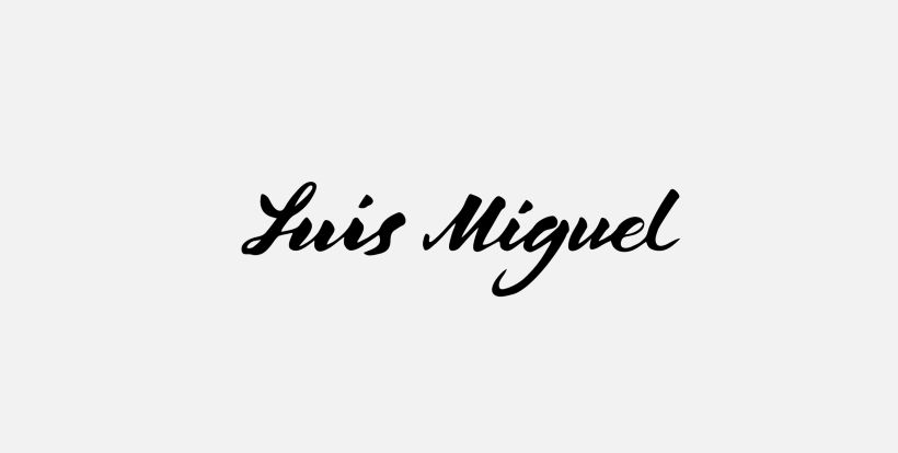Logo Luis Miguel - Curso Caligrafía y Rock'n'Roll 1