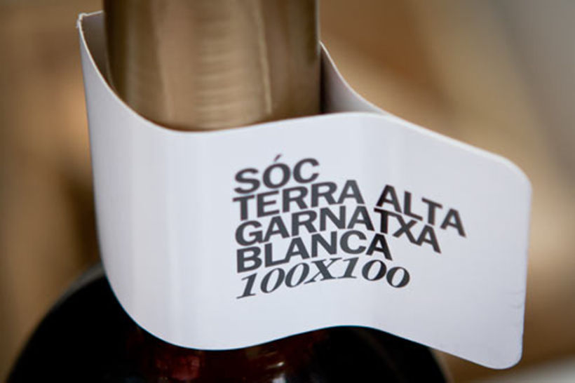 Logotip per a la denominació d'origen Terra Alta per als vins de 100% Garnatxa blanca 2