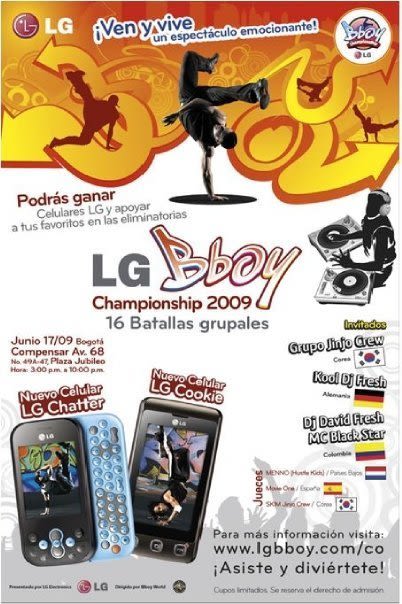 Tercer puesto en el LG Bboy Colombia  8