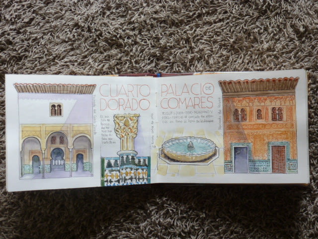 Libro de acuarelas de Granada 5