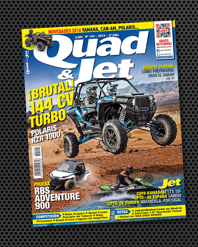Diseño de portada de la revista Quad & Jet 1