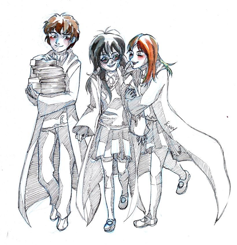 Hermione, Harry y Ron (GenderBender) -1