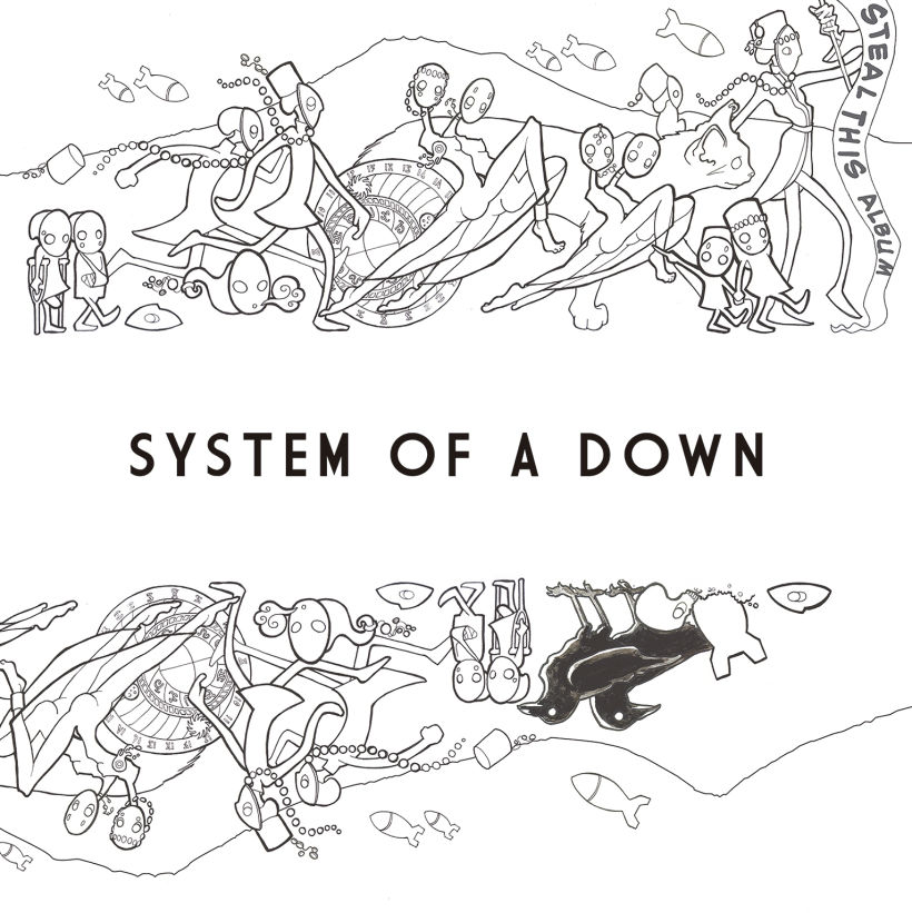 System of A Down "Steal This Album" (rediseño CD) 1