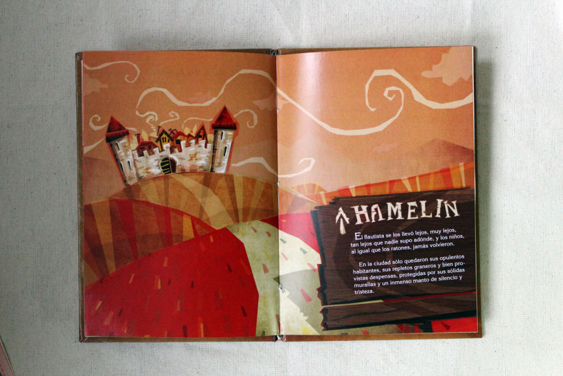 Álbum ilustrado "El flautista de Hamelín" 3