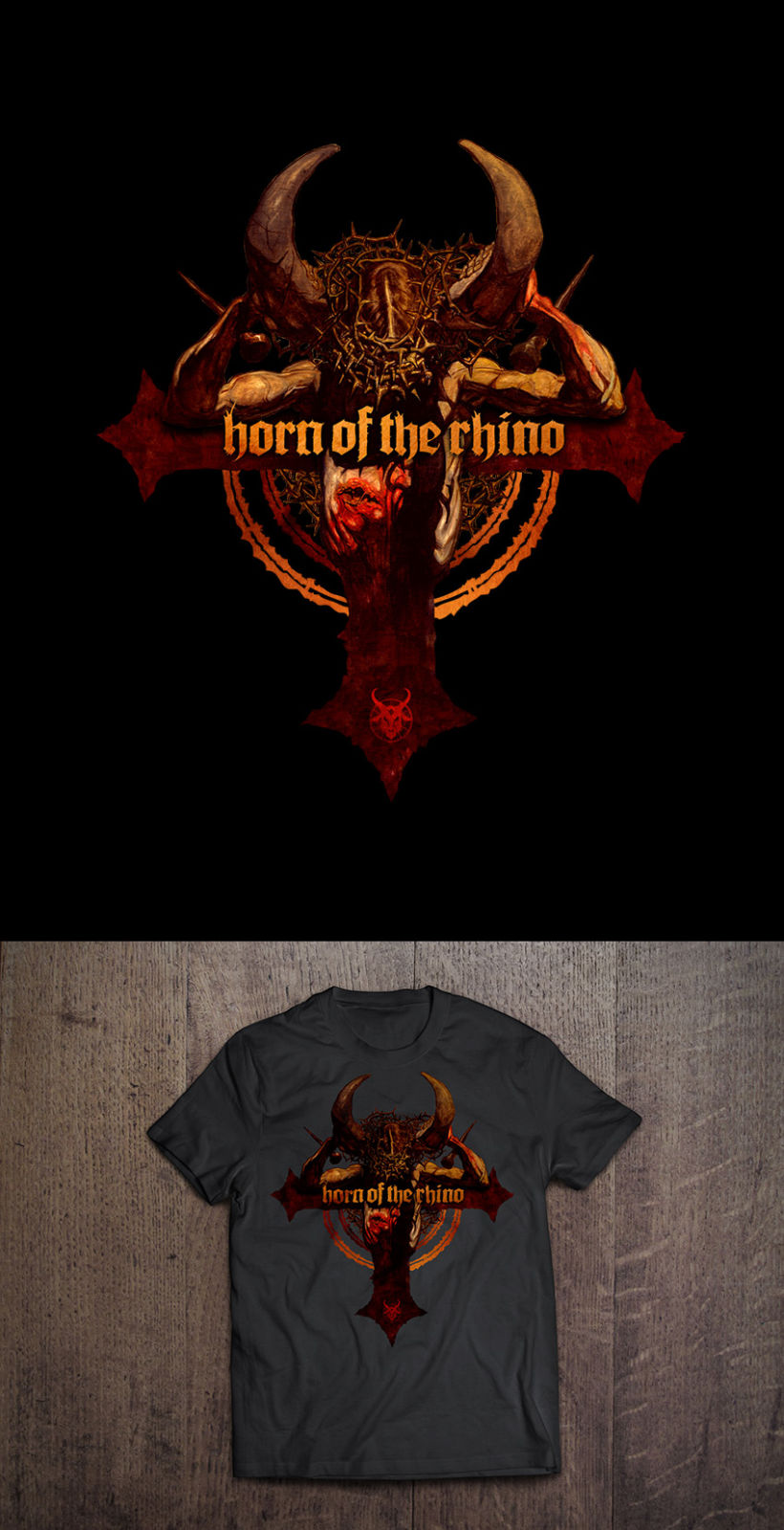 Camisetas Horn of the Rhino 1
