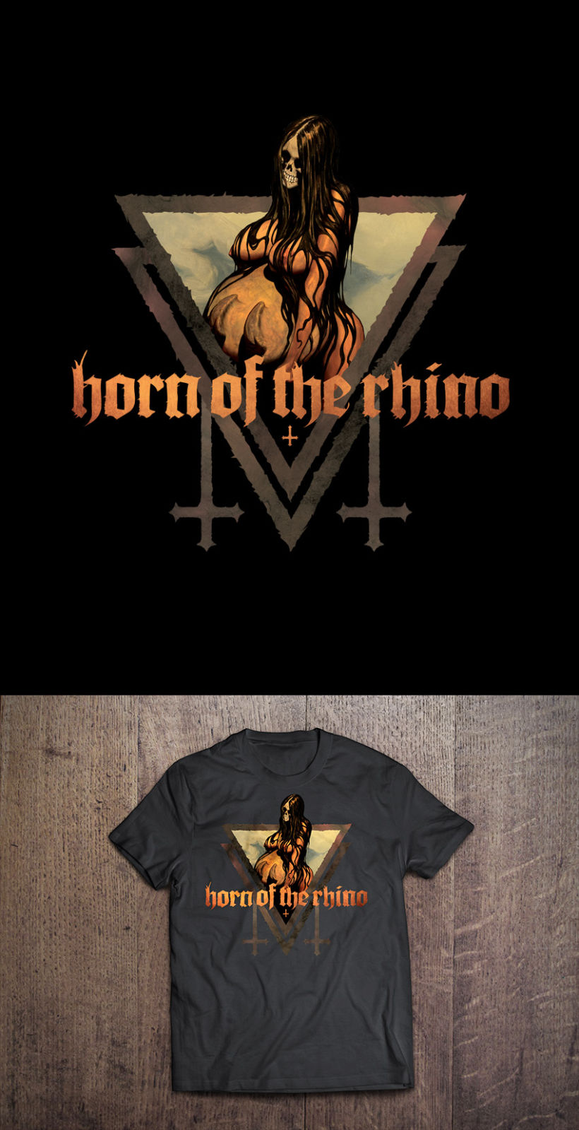 Camisetas Horn of the Rhino 2