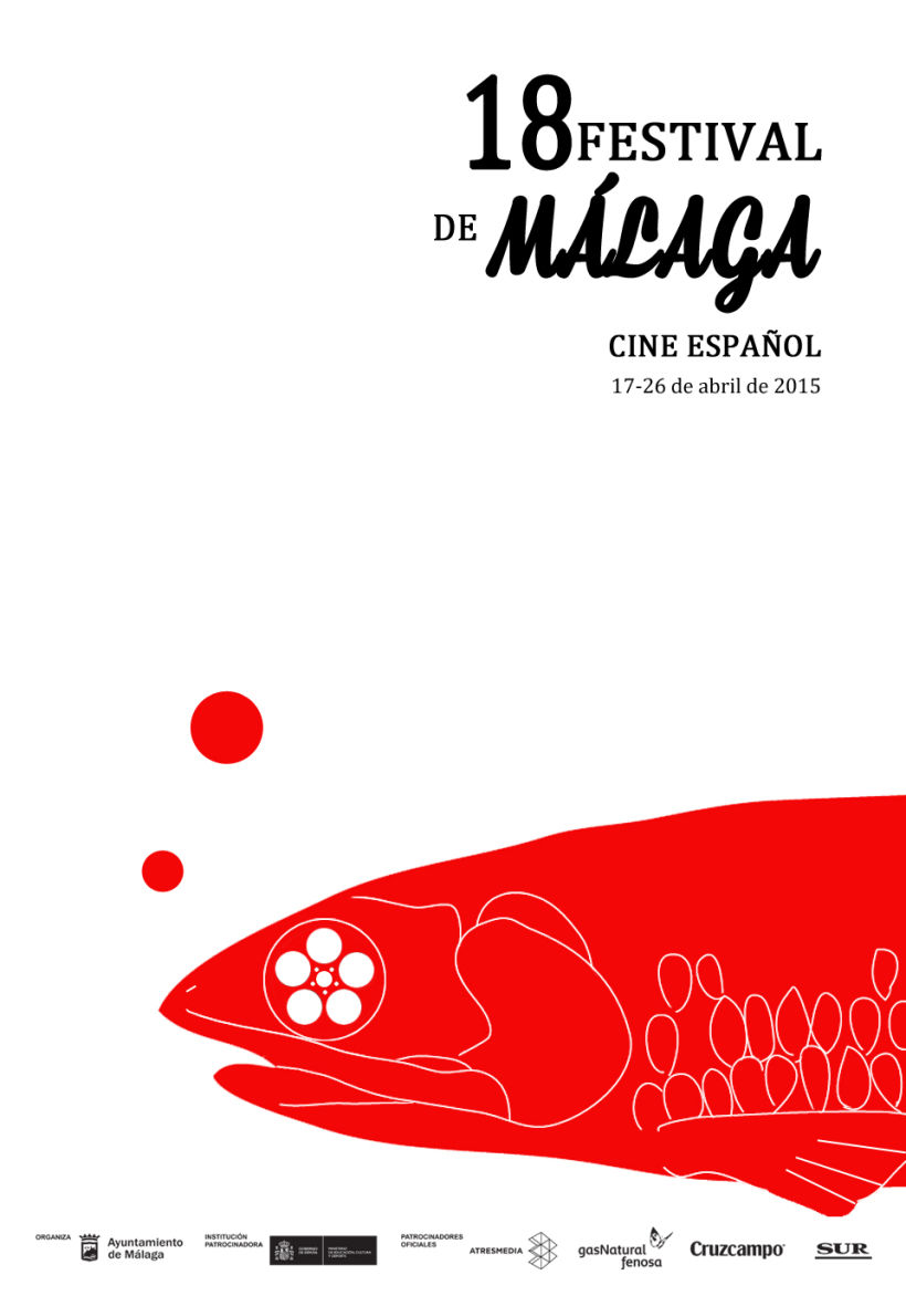 Concurso carteles 18º Festival de Málaga. Cine español -1