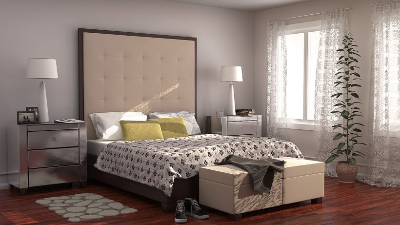 Dormitorio beige -1